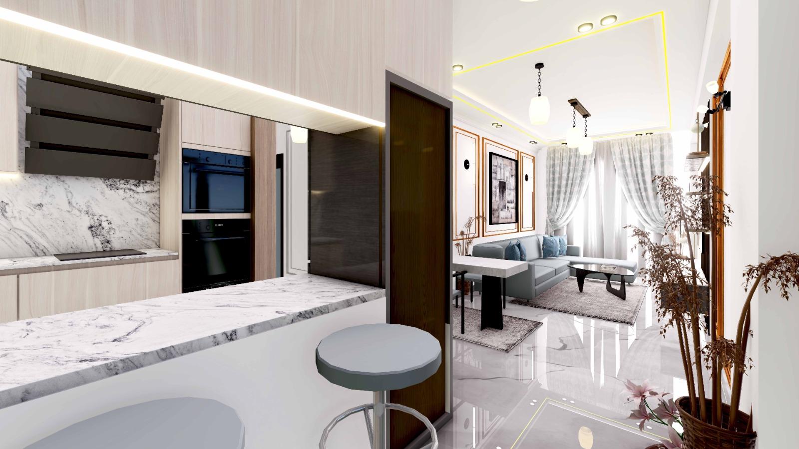 luxurious  1 bedroom apartment