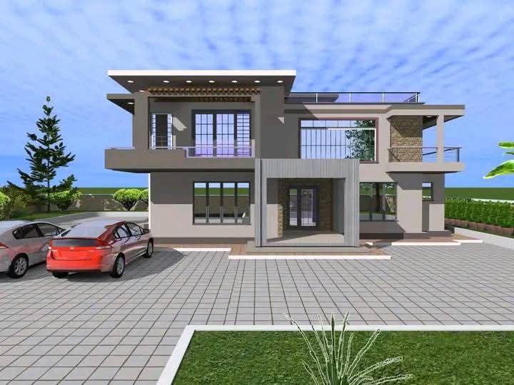 Upcoming 5 bedroom flat roof all ensuit home