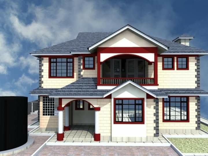 UPCOMONG STYLISH AND MODERN 4 BEDROOM HOUSE PLAN