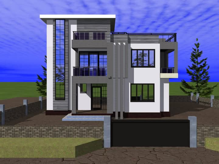 upcoming flat  roof 4 bedroom Mnasionate for render