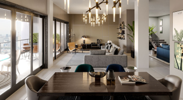 Contemporary Fully Furnished 2 Bedroom Apartments in Riverside.