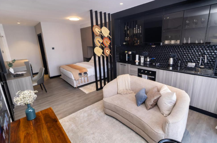 Luxurious Studio Apartments in Ngong Road, along Karbanet Road.