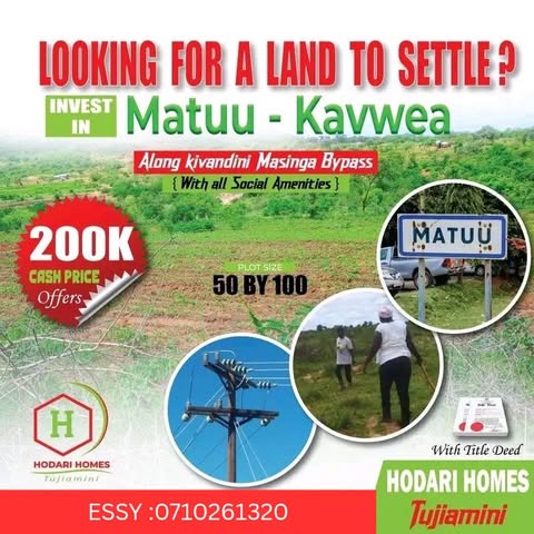 AFFORDABLE LAND FOR SALE IN MATUU